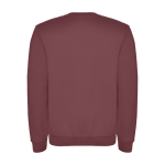 Unisex gebreide trui van katoen en polyester 280 g/m² Roly kleur gemarmerd rood tweede weergave achterkant