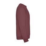 Unisex gebreide trui van katoen en polyester 280 g/m² Roly kleur gemarmerd rood tweede weergave met zijkant