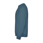 Unisex gebreide trui van katoen en polyester 280 g/m² Roly kleur pastel blauw weergave zijkant