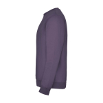 Unisex gebreide trui van katoen en polyester 280 g/m² Roly kleur lila weergave zijkant