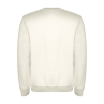 Unisex gebreide trui van katoen en polyester 280 g/m² Roly kleur gebroken wit tweede weergave achterkant