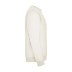 Unisex gebreide trui van katoen en polyester 280 g/m² Roly kleur gebroken wit tweede weergave met zijkant