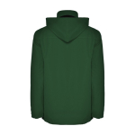 Unisex waterdichte jas van 100% polyester 400 g/m2 Roly kleur groene fles tweede weergave achterkant