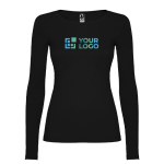 T-shirt voor dames van 100% katoen 160 g/m2 Roly met afdrukgebied