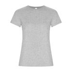 T-shirt van 100% biologisch katoen voor dames 160 g/m2 Roly kleur lichtgrijs gemarmerd