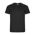 Sportshirt van 50% gerecycled polyester voor heren 135 g/m2 Roly kleur grafiet