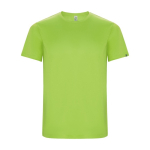 Sportshirt van 50% gerecycled polyester voor heren 135 g/m2 Roly kleur limoen groen