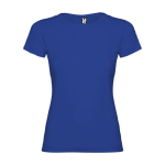 T-shirt van 100% katoen voor dames 155 g/m2 Roly kleur koningsblauw