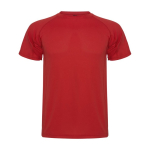 Sportshirt van polyester piqué voor heren 150 g/m2 Roly kleur rood