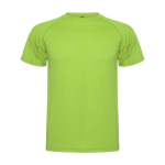 Sportshirt van polyester piqué voor heren 150 g/m2 Roly kleur limoen groen