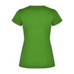 Sportshirt van piqué voor dames 150 g/m2 Roly kleur appel groen tweede weergave achterkant