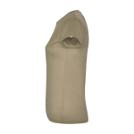 Sportshirt van piqué voor dames 150 g/m2 Roly kleur taupe weergave zijkant