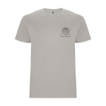 T-shirt van 100% katoen voor heren 190 g/m² Roly kleur grijs weergave zeefdruk