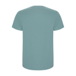 T-shirt van 100% katoen voor heren 190 g/m2 Roly kleur aquamarijn tweede weergave achterkant