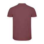 Poloshirt van katoen piqué voor heren met korte mouwen 200 g/m2 Roly tweede weergave achterkant