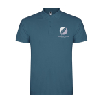 Poloshirt van katoen piqué voor heren met korte mouwen 200 g/m2 Roly weergave zeefdruk