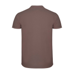 Poloshirt van katoen piqué voor heren met korte mouwen 200 g/m2 Roly tweede weergave achterkant