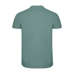 Poloshirt van katoen piqué voor heren met korte mouwen 200 g/m2 Roly tweede weergave achterkant