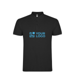 Poloshirt van 100% katoen piqué voor kinderen 200 g/m2 Roly met afdrukgebied