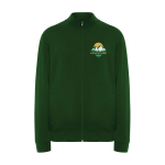 Unisex trui met perkins kraag van katoen en polyester 280 g/m2 Roly weergave zeefdruk