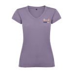 T-shirt van 100% katoen voor dames 155 g/m2 Roly weergave zeefdruk