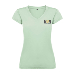 T-shirt van 100% katoen voor dames 155 g/m2 Roly weergave zeefdruk