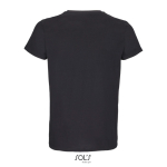Unisex katoenen T-shirt met ronde hals SOL'S Crusader 150 g/m2 kleur zwart achter aanzicht