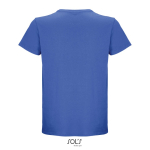 Unisex katoenen T-shirt met ronde hals SOL'S Crusader 150 g/m2 kleur koningsblauw achter aanzicht