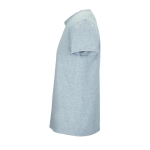 Unisex katoenen T-shirt met ronde hals SOL'S Crusader 150 g/m2 kleur gemarmerd grijs zij aanzicht