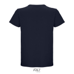 Unisex katoenen T-shirt met ronde hals SOL'S Crusader 150 g/m2 kleur marineblauw achter aanzicht