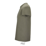 Unisex katoenen T-shirt met ronde hals SOL'S Crusader 150 g/m2 kleur miliair groen zij aanzicht