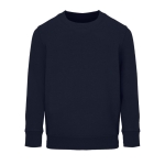 Kinder sweatshirt van gerecycled katoen SOL'S Columbia 280 g/m2 kleur marineblauw