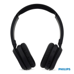 Phillips Draadloze opvouwbare kopetelefoon met Bass Boost-knop kleur zwart derde weergave