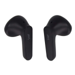 Ergonomische draadloze oordopjes in personaliseerbare case kleur zwart zevende weergave