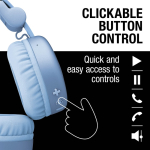 Draadloze koptelefoon met handsfree functie Fresh 'n Rebel Code Core achtste weergave