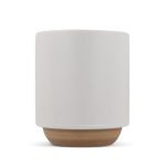 Mok met elegant Fins ontwerp aan de onderkant 300ml kleur wit derde weergave