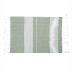 Hammam katoenen handdoek in verschillende kleuren 50x70cm kleur groen