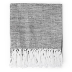 Hammam handdoek van gerecycled katoen in effen kleur 150x90cm tweede weergave