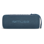 Cilindervormige waterbestendige speaker met LED-details kleur donkerblauw tweede weergave