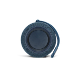 Cilindervormige waterbestendige speaker met LED-details kleur donkerblauw vijfde weergave