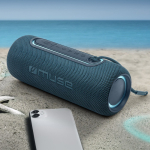 Cilindervormige waterbestendige speaker met LED-details tweede weergave