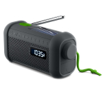 Draagbare radio met zaklamp en powerbank 1.000mAh Muse kleur zwart