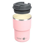 Dubbelwandige take away beker met Asobu-technologie 355ml kleur rose paztel tweede weergave