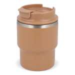 Stapebare take away reisbeker in verschillende kleuren 280ml kleur bruin
