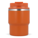 Stapebare take away reisbeker in verschillende kleuren 280ml kleur oranje derde weergave