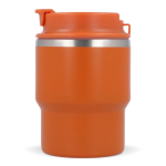 Stapebare take away reisbeker in verschillende kleuren 280ml kleur oranje vierde weergave