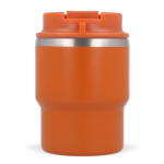 Stapebare take away reisbeker in verschillende kleuren 280ml kleur oranje vijfde weergave
