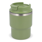 Stapebare take away reisbeker in verschillende kleuren 280ml kleur olijfgroen