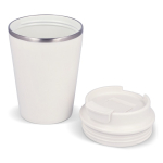 Dubbelwandige take-awaybeker geschikt voor koffiemachines 280 ml tweede weergave