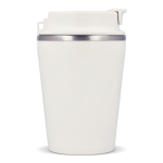 Dubbelwandige take-awaybeker geschikt voor koffiemachines 280 ml derde weergave